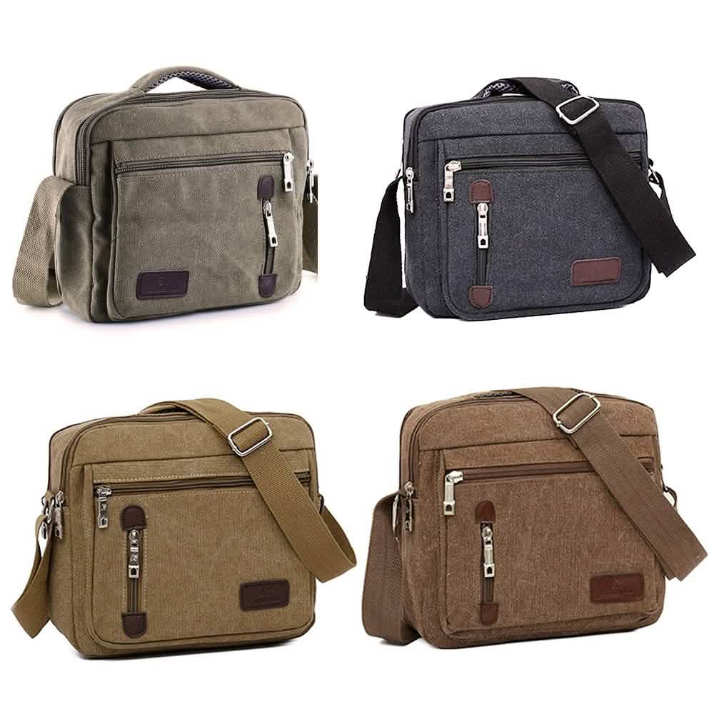 Canvas Cross-Body Totes - Assorted Colors DailySale