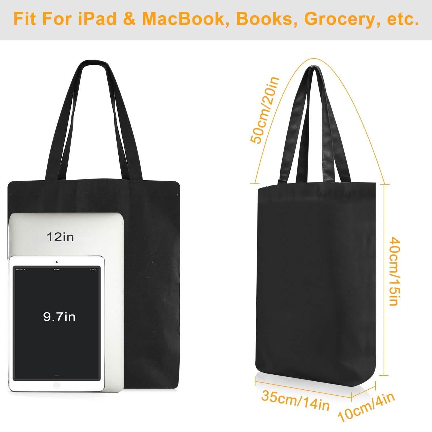 Canvas Tote Bag DIY Craft Eco Tote 100% Cotton Washable Reusable DailySale