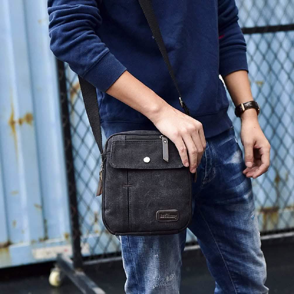 Canvas Travel Wallet Casual Messenger Bag DailySale