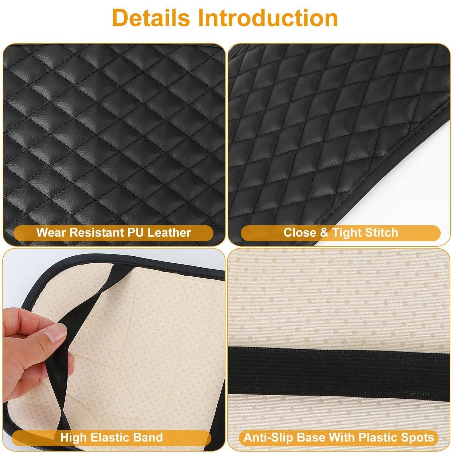 Car Armrest Pad Cover PU Leather Fit for SUV Truck Car DailySale