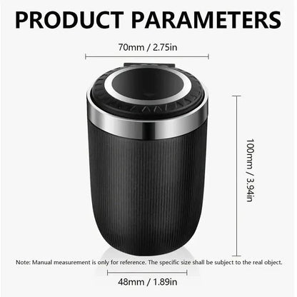 Car Ashtray Multi-functional Universal Household Portable Metal Liner Ashtray DailySale
