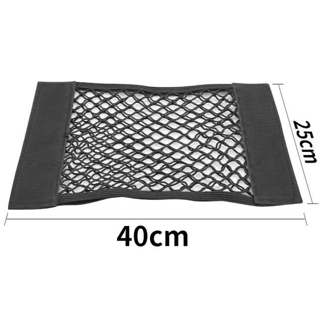 Car Back Rear Mesh Trunk Seat Elastic String Net Magic Sticker Universal Storage Bag DailySale