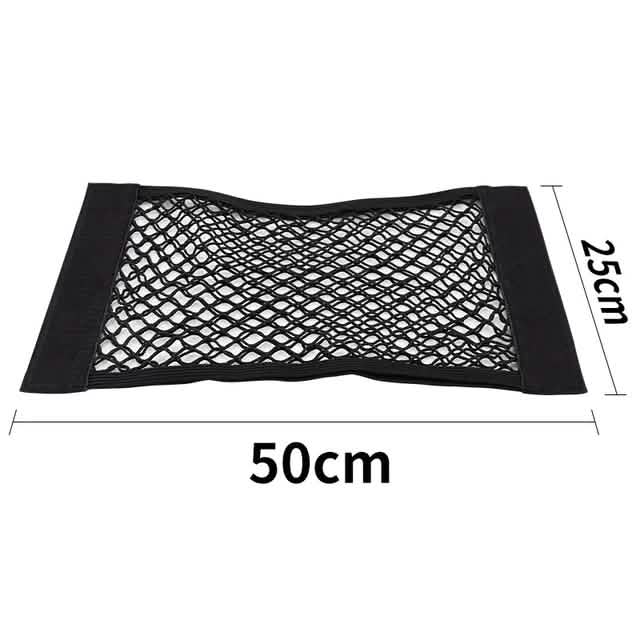 Car Back Rear Mesh Trunk Seat Elastic String Net Magic Sticker Universal Storage Bag DailySale