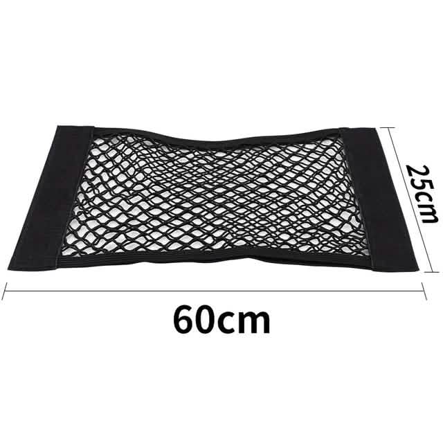 Car Back Rear Mesh Trunk Seat Elastic String Net Magic Sticker Universal Storage Bag DailySale