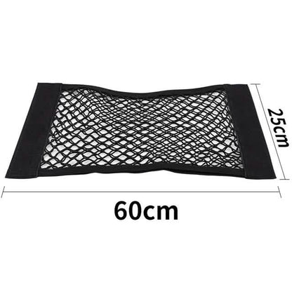 Car Back Rear Mesh Trunk Seat Elastic String Net Magic Sticker Universal Storage Bag DailySale