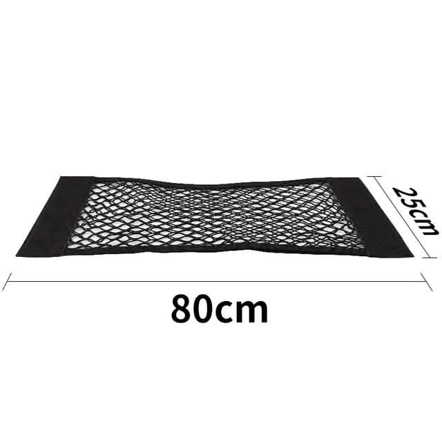 Car Back Rear Mesh Trunk Seat Elastic String Net Magic Sticker Universal Storage Bag DailySale