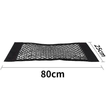 Car Back Rear Mesh Trunk Seat Elastic String Net Magic Sticker Universal Storage Bag DailySale
