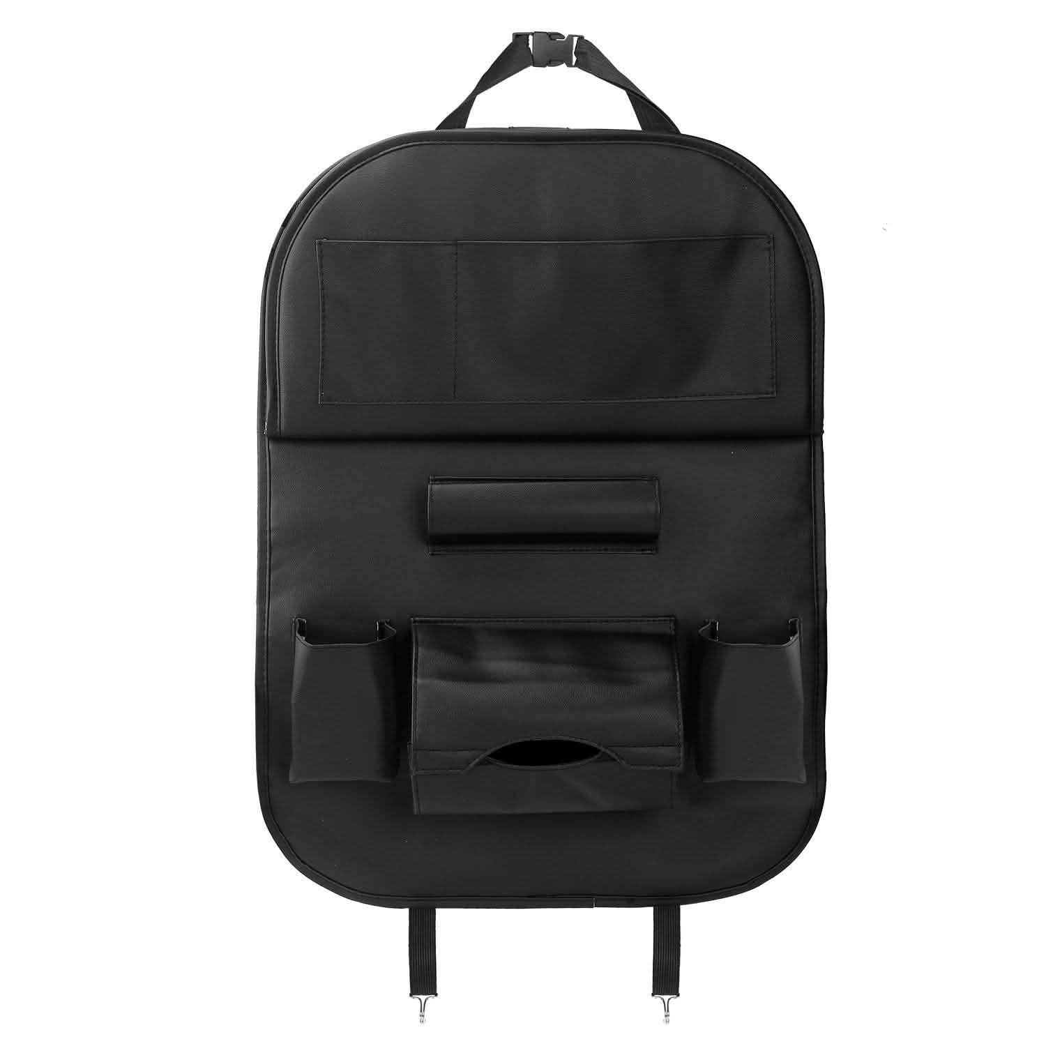 Car Back Seat Organizer with Foldable Table Tray 8 Pockets DailySale