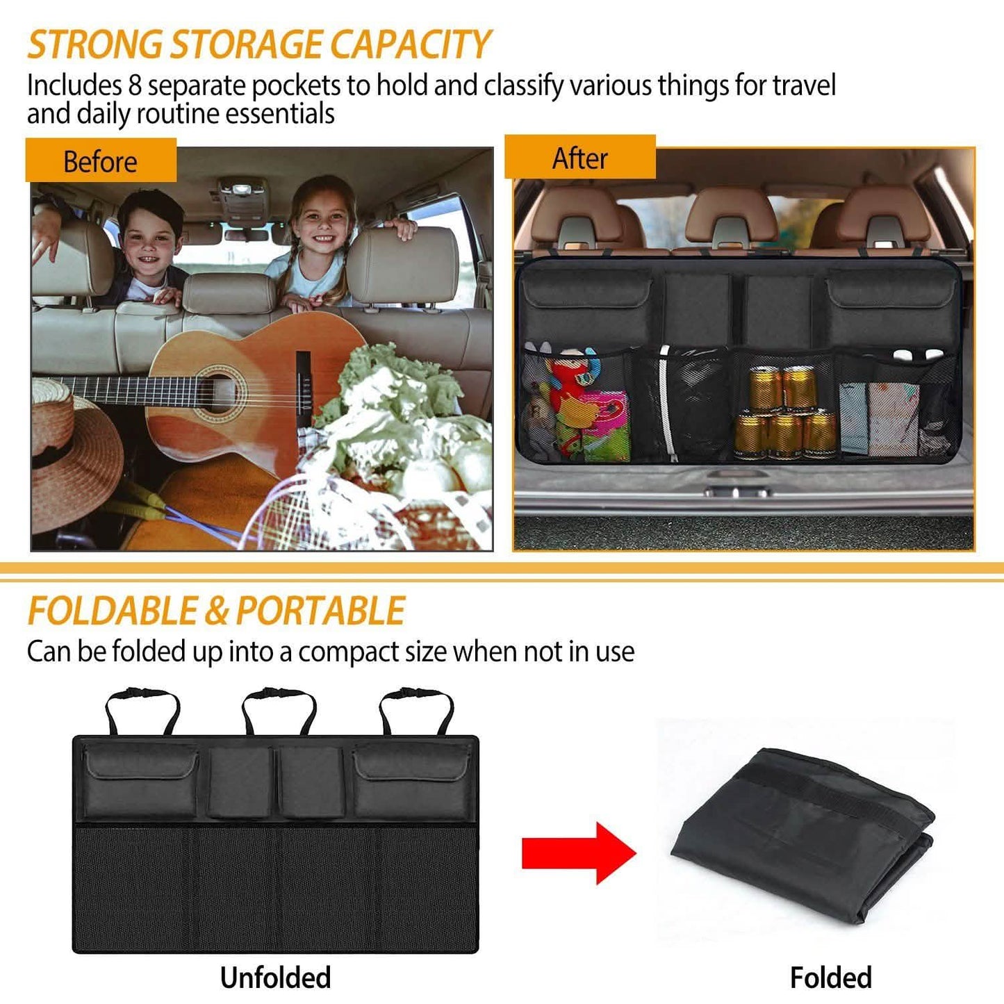 Car Backseat Trunk Organizer DailySale