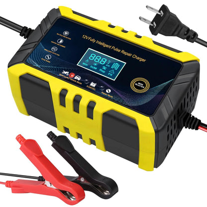 Car Battery Charger 12V/6A Smart Automatic Battery Charger Pulse Repair DailySale