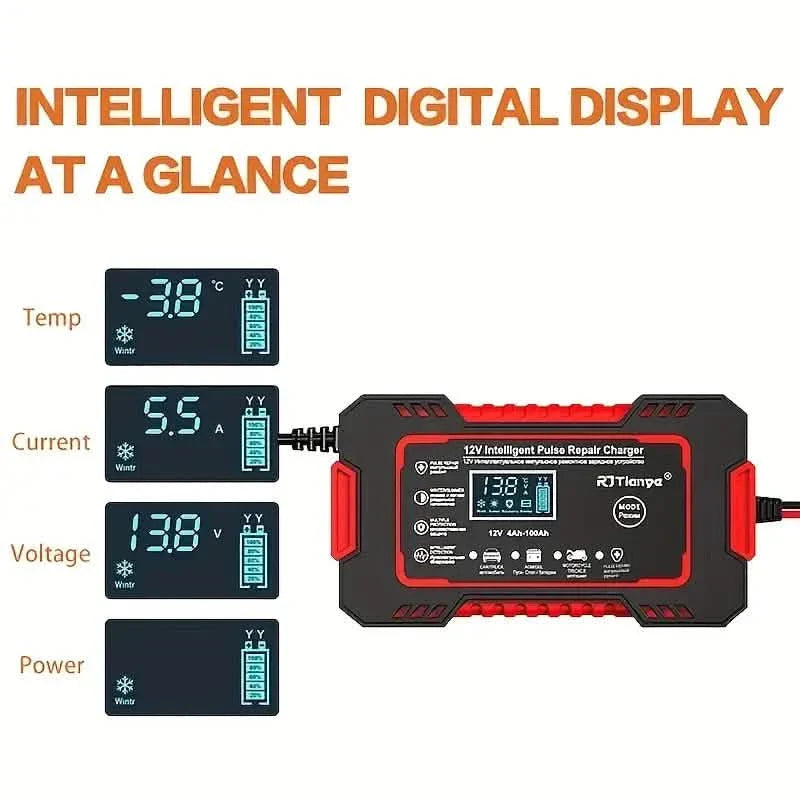 Car Battery Fast & Efficiently Charger DailySale