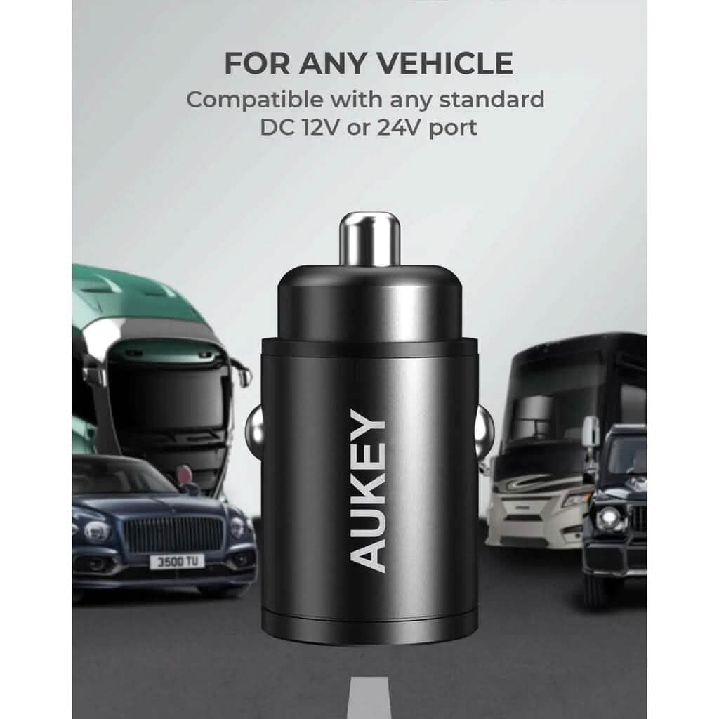 AUKEY Car Charger 30W Dual-Port DailySale