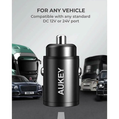 AUKEY Car Charger 30W Dual-Port DailySale
