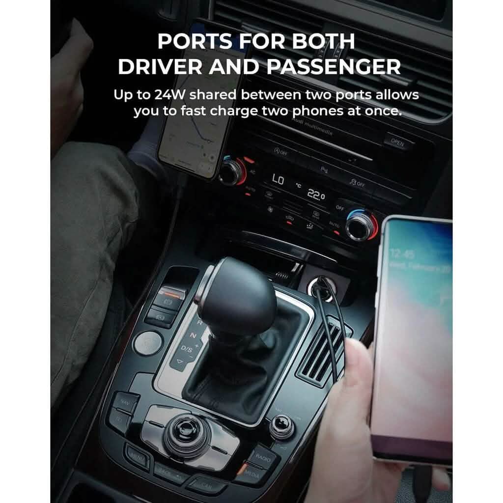 AUKEY Car Charger 30W Dual-Port DailySale