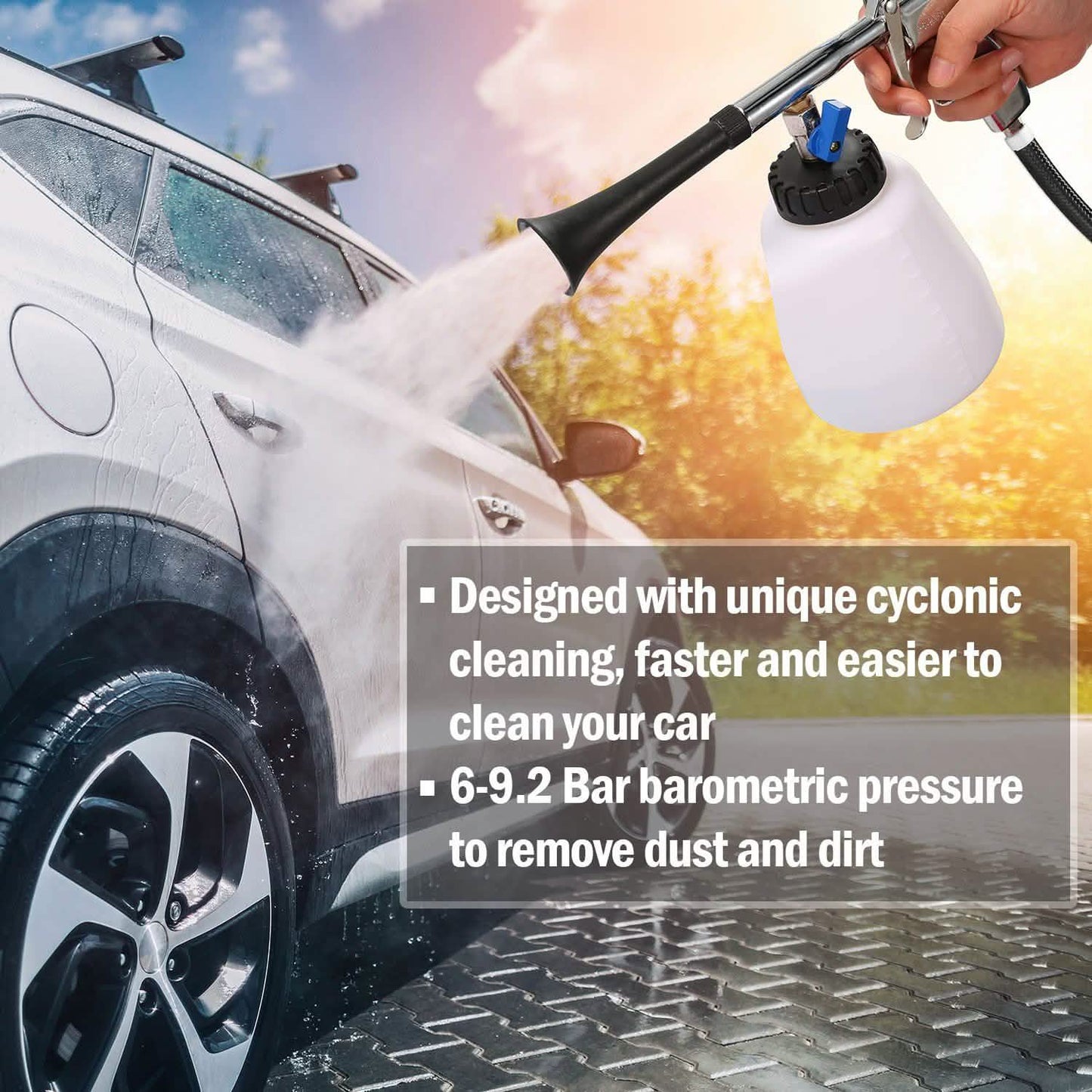 Car Cleaning Gun Air Pulse Tornado Sprayer DailySale