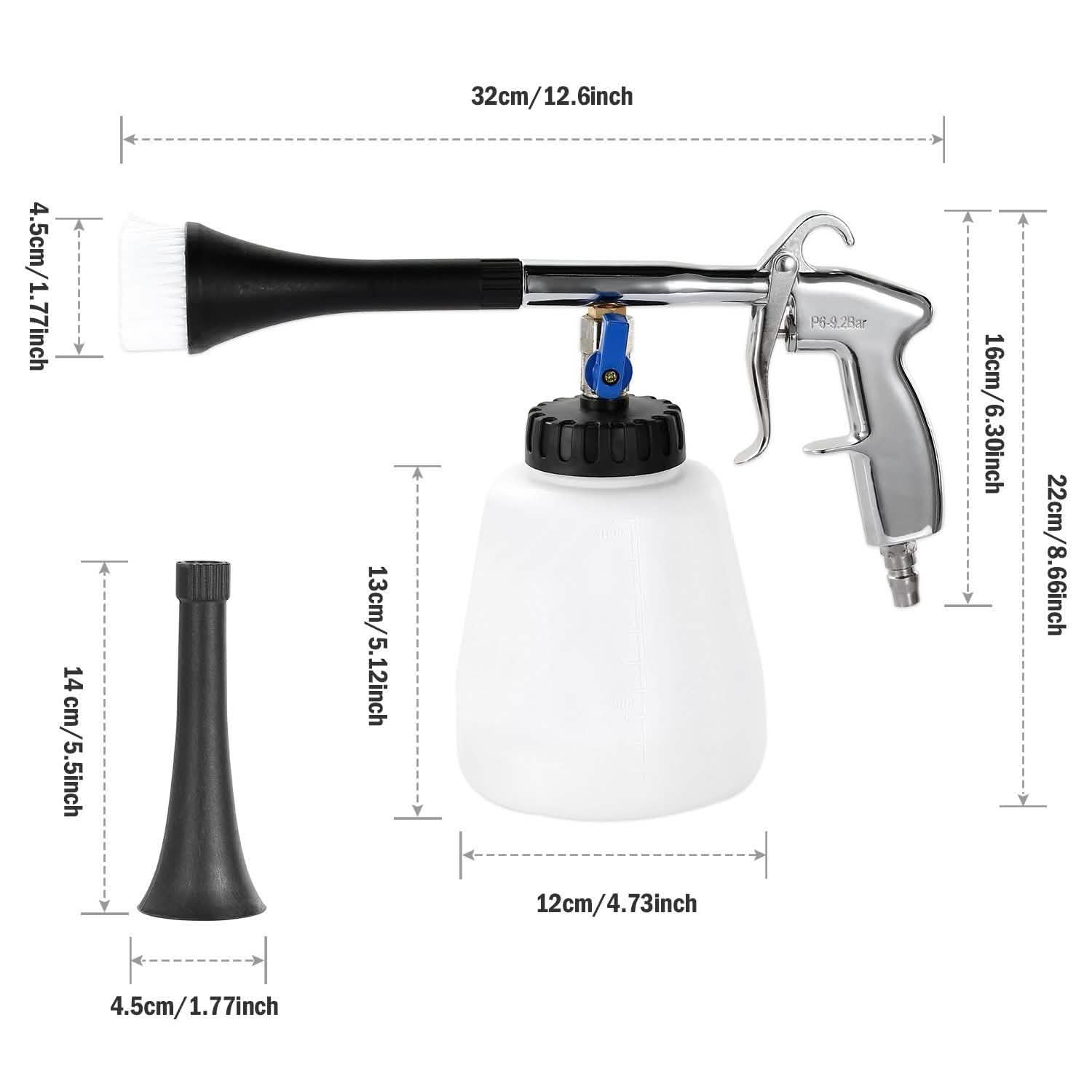 Car Cleaning Gun Air Pulse Tornado Sprayer DailySale
