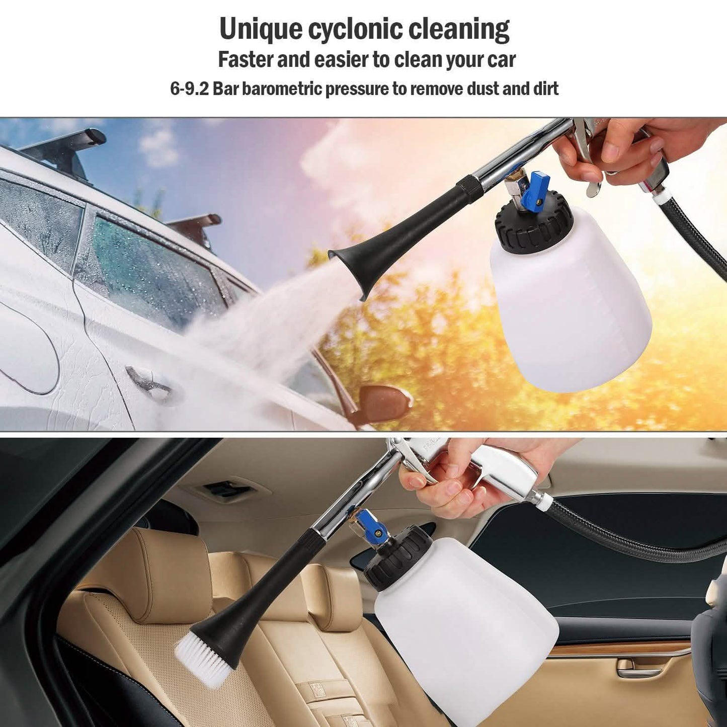 Car Cleaning Gun Air Pulse Tornado Sprayer DailySale