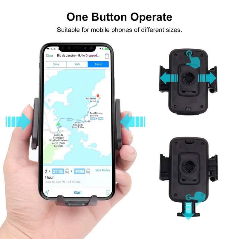 Car Cup Holder Phone Mount Adjustable Gooseneck Phone Stand DailySale