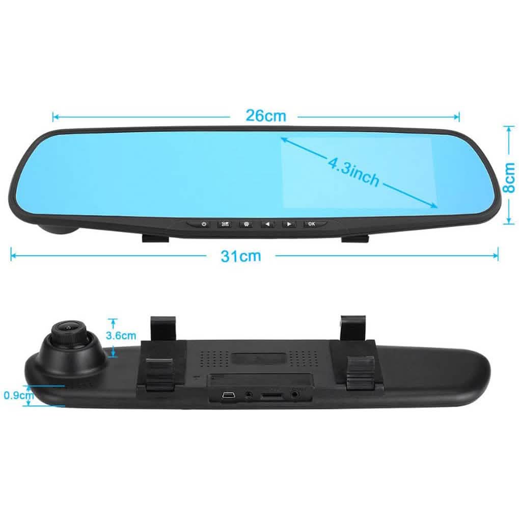 Car DVR Rear View Mirror Video Recorder DailySale