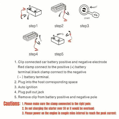 Portable Emergency Starter for Car Battery Ignition DailySale