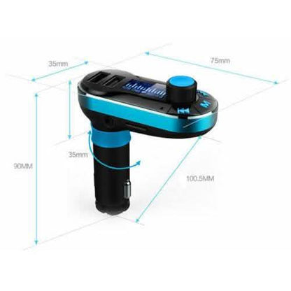 Car FM Transmitter Bluetooth Hands-free LCD MP3 Player Radio Adapter Kit Charger DailySale