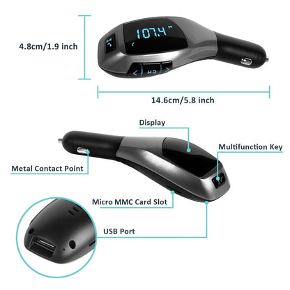 Car FM Wireless Transmitter USB Charge DailySale