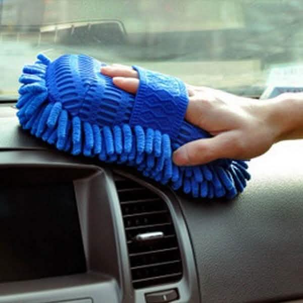 Car Hand Soft Towel Microfiber Chenille Washing Gloves Coral Fleece Gloves Auto DailySale