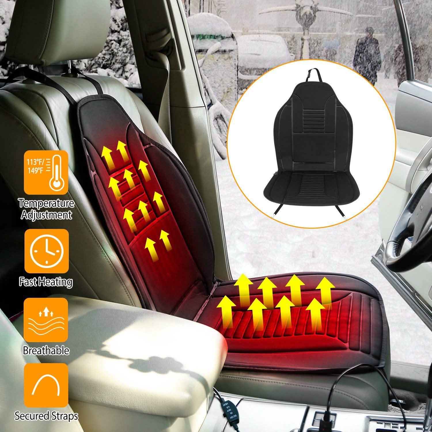 Car Heated Seat Cushion DailySale