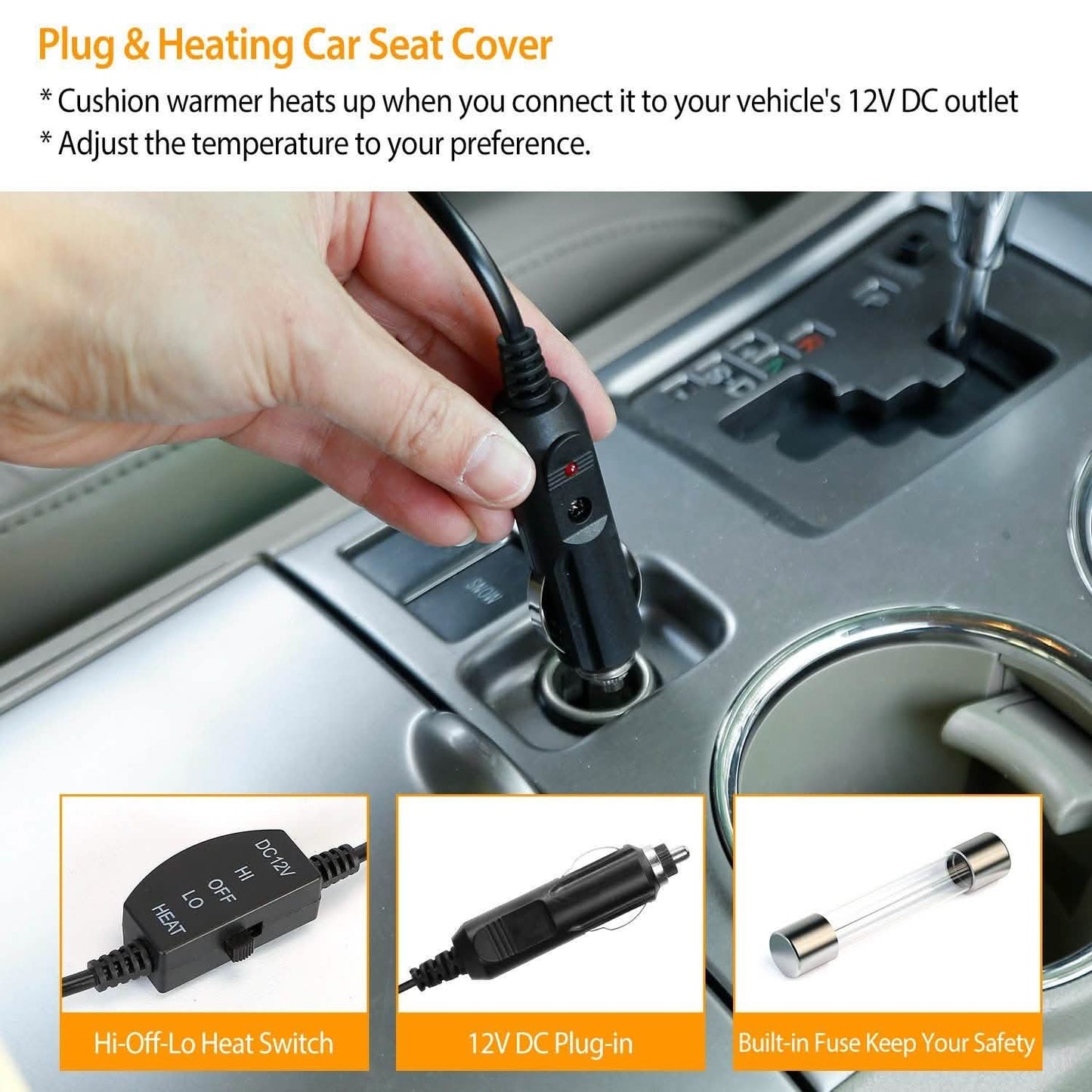 Car Heated Seat Cushion DailySale