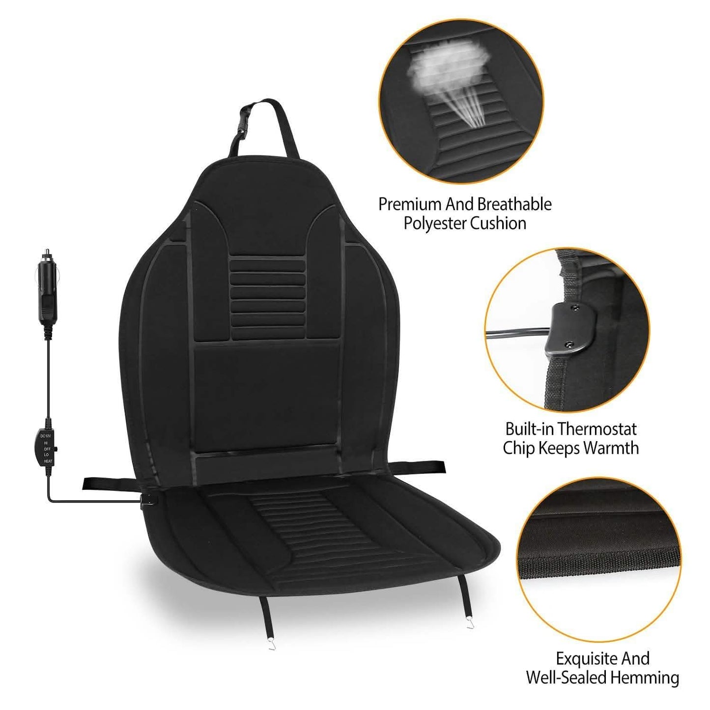 Car Heated Seat Cushion DailySale