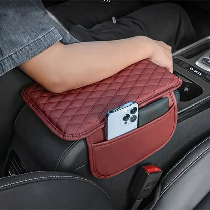 Car Interior Leather Armrest Storage Bag DailySale