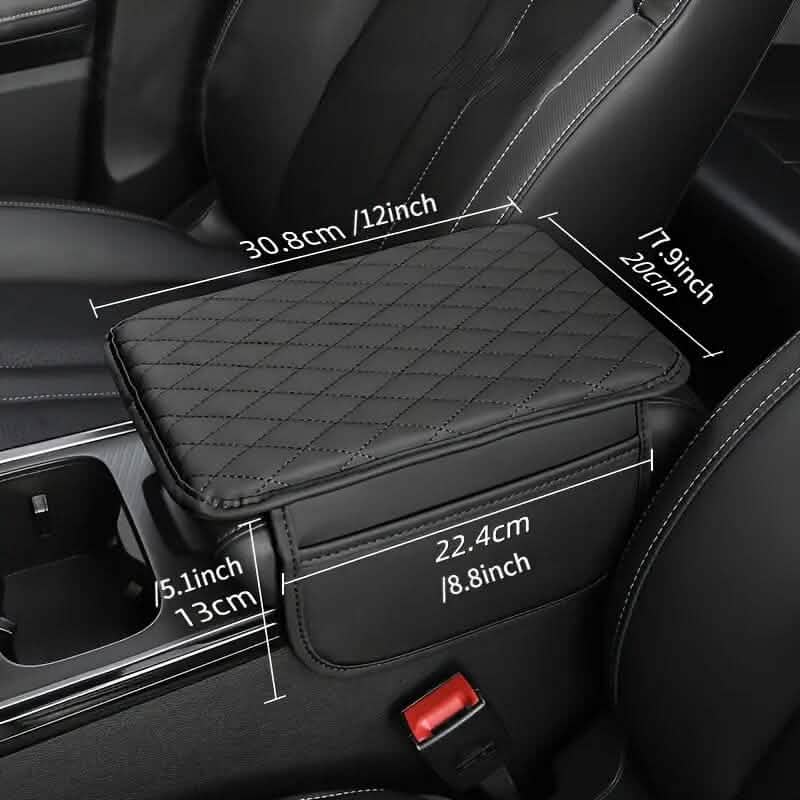 Car Interior Leather Armrest Storage Bag DailySale