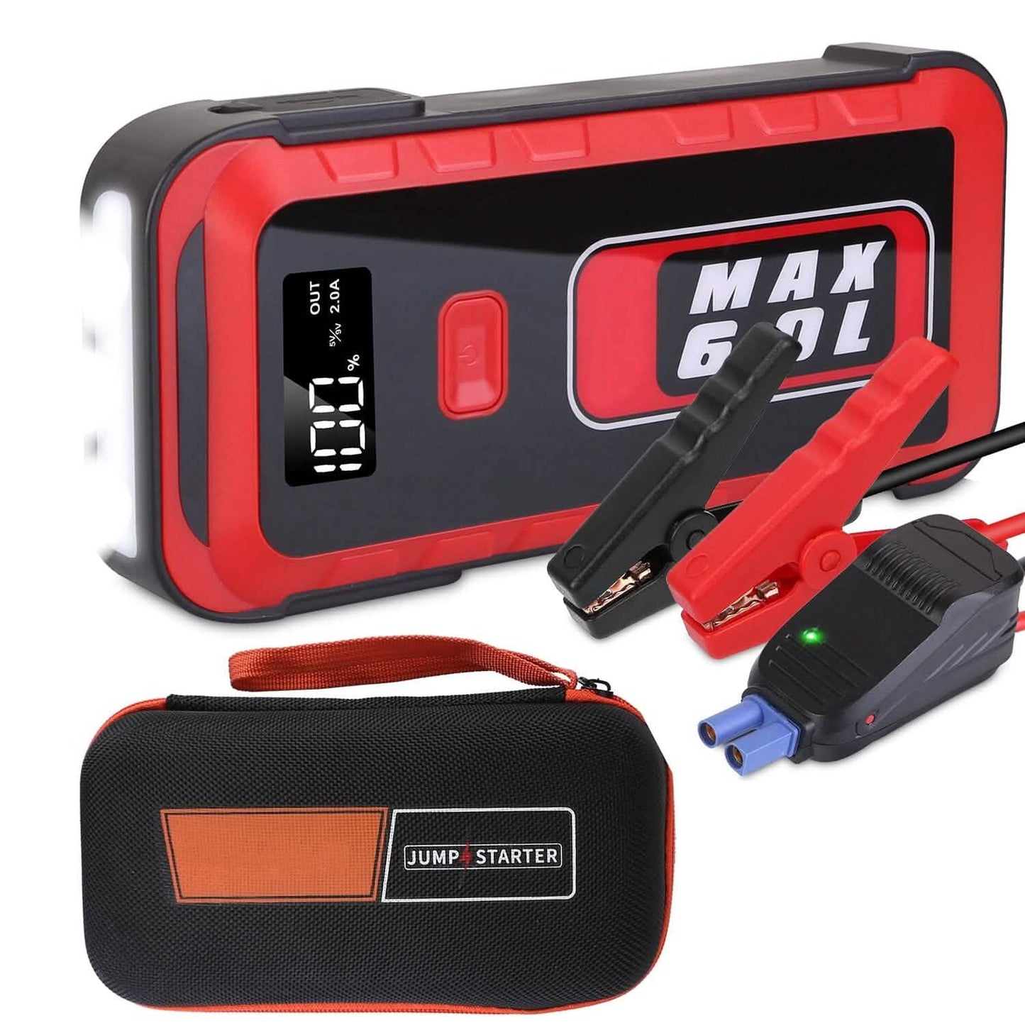 Car Jump Starter Booster 2500A Peak 25800mAh Battery Charger Power Bank DailySale