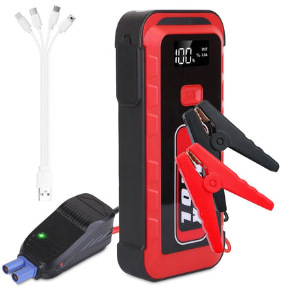 Car Jump Starter Booster 2500A Peak 25800mAh Battery Charger Power Bank DailySale