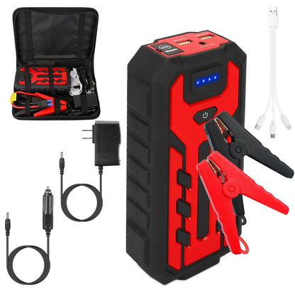 Car Jump Starter Booster with 4 Modes LED Flashlight DailySale
