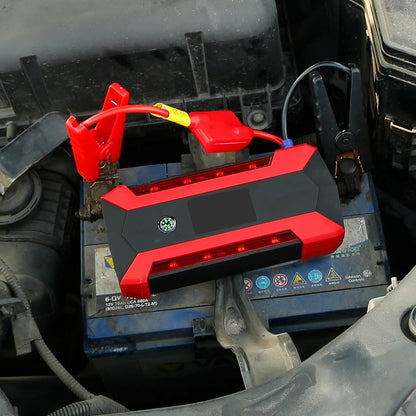 Car Jump Starter Booster with LCD Screen 4 Modes LED Flashlight DailySale
