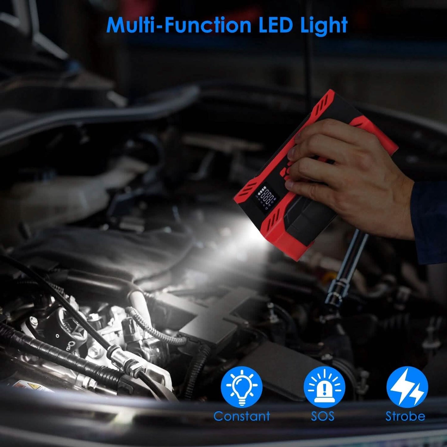 Car Jump Starter with Air Compressor DailySale