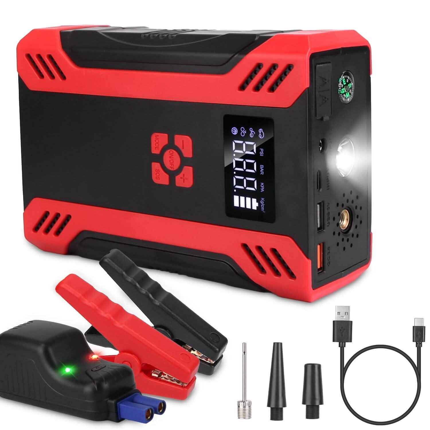 Car Jump Starter with Air Compressor DailySale