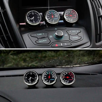 Car Mini Watch Clock Hygrometer Thermometer DailySale