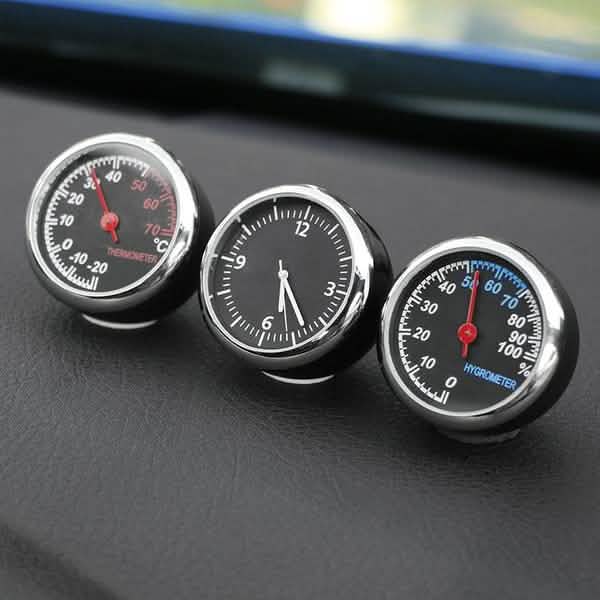 Car Mini Watch Clock Hygrometer Thermometer DailySale