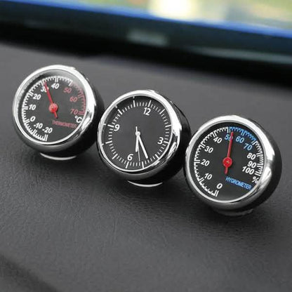 Car Mini Watch Clock Hygrometer Thermometer DailySale