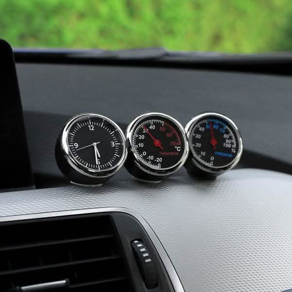 Car Mini Watch Clock Hygrometer Thermometer DailySale