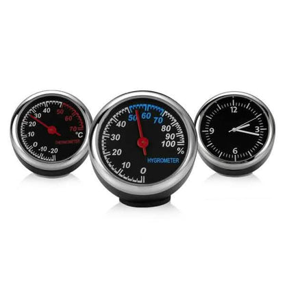 Car Mini Watch Clock Hygrometer Thermometer DailySale
