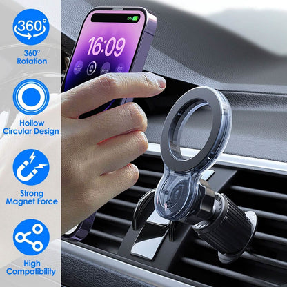 Car Mount Magnetic Phone Holder For Car 360° Rotation DailySale