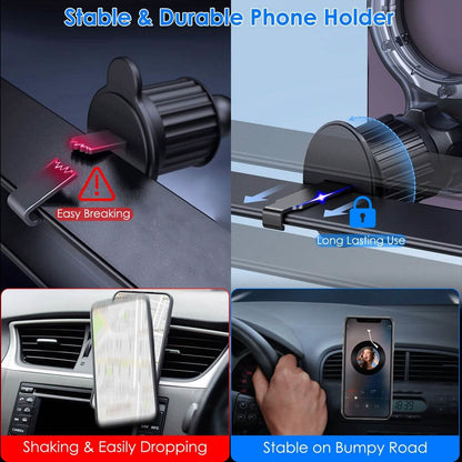 Car Mount Magnetic Phone Holder For Car 360° Rotation DailySale