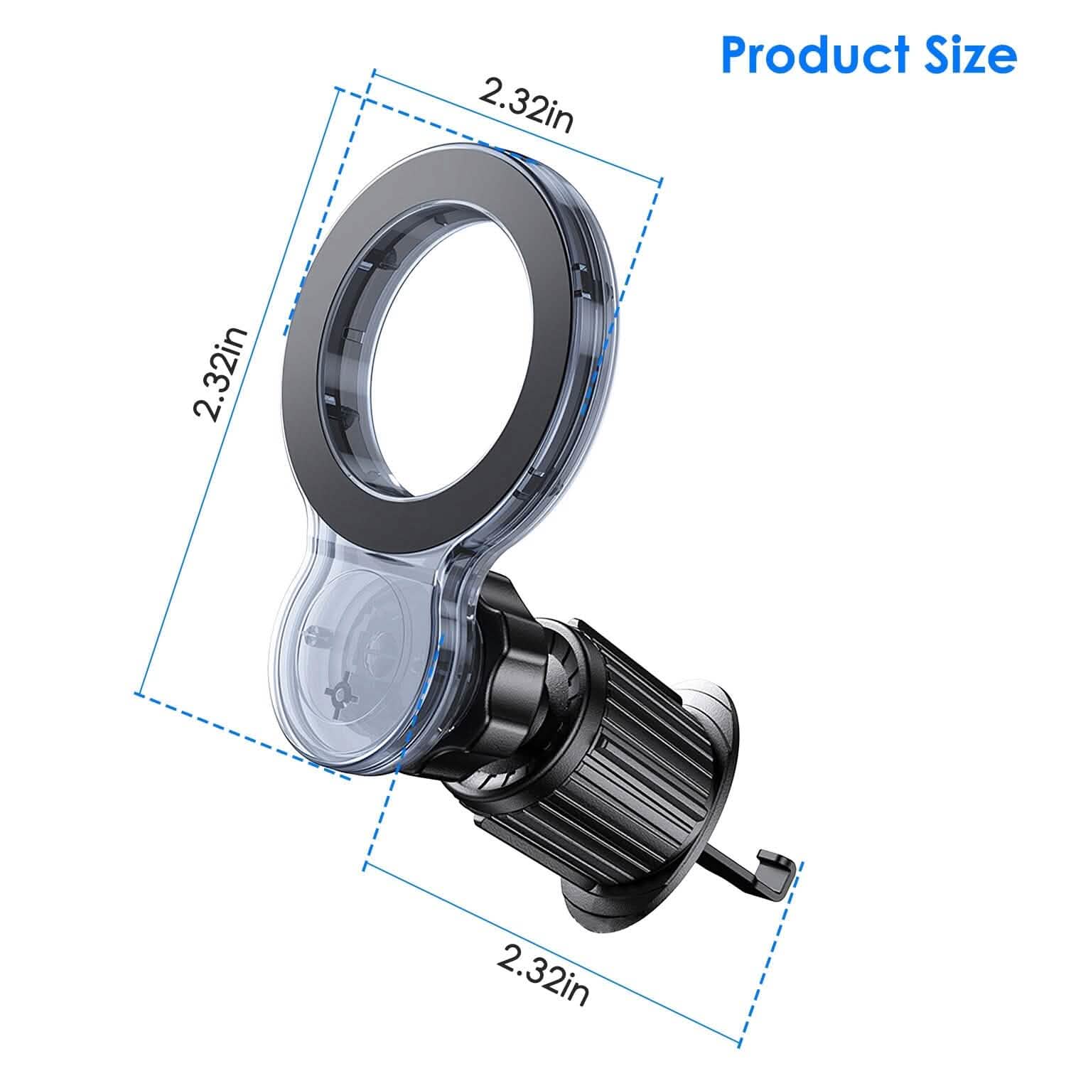 Car Mount Magnetic Phone Holder For Car 360° Rotation DailySale