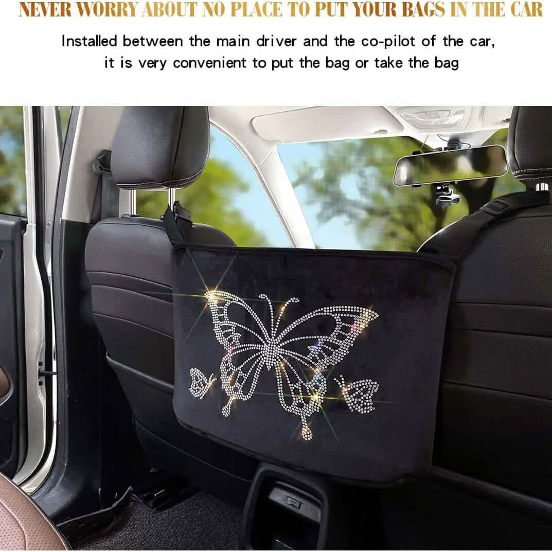 Car Net Backseat Pocket Handbag Holder and Organizer Between Seats DailySale