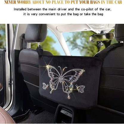 Car Net Backseat Pocket Handbag Holder and Organizer Between Seats DailySale