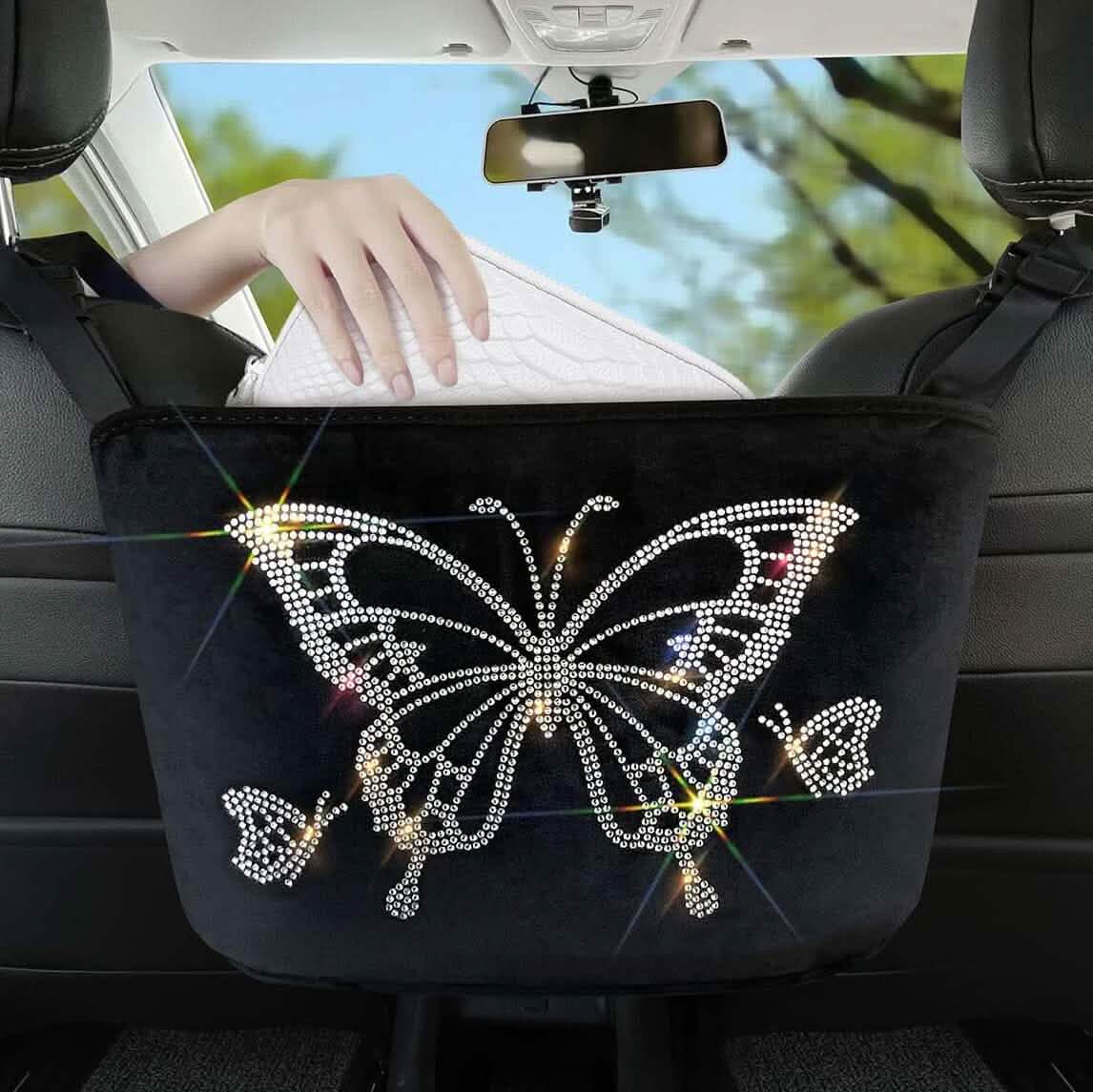 Car Net Backseat Pocket Handbag Holder and Organizer Between Seats DailySale
