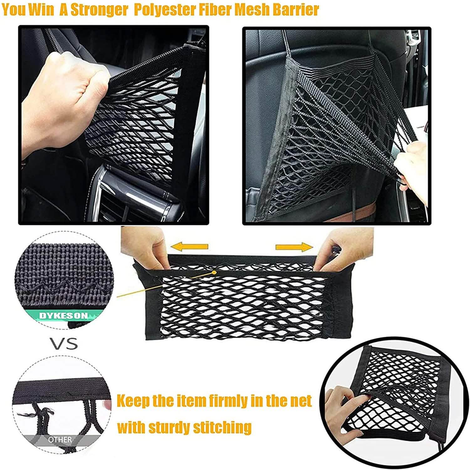 Car Pet Barrier Mesh Organizer DailySale